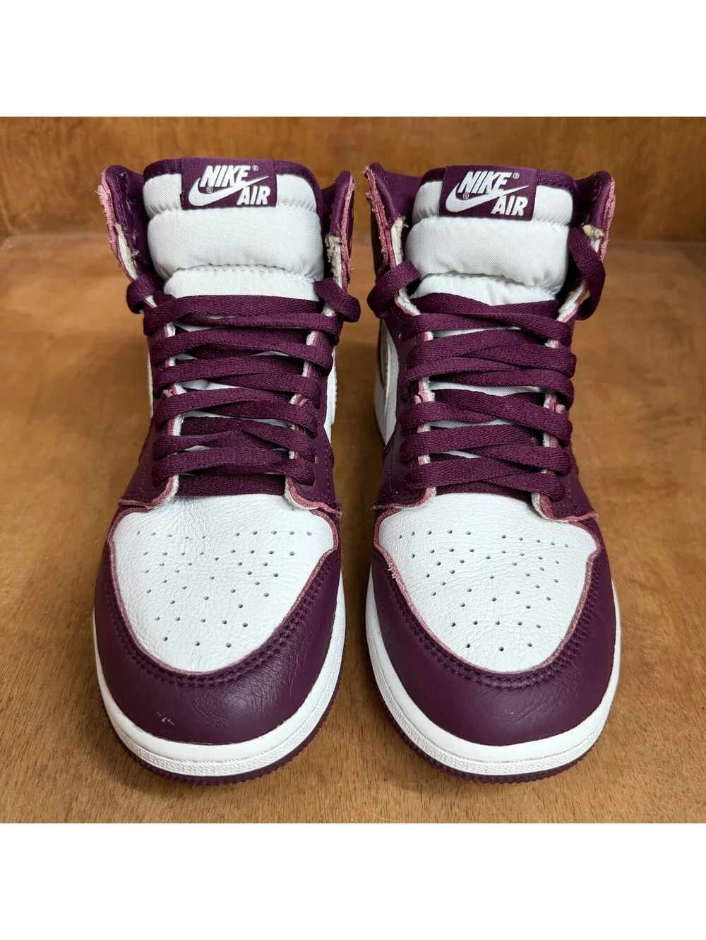 Nike Air Jordan 1 Retro High OG GS Bordeaux Youth Size 5.5Y Sneakers 575441-611